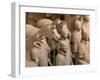 Terra Cotta Warriors at Emperor Qin Shihuangdi's Tomb, China-Keren Su-Framed Photographic Print