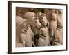 Terra Cotta Warriors at Emperor Qin Shihuangdi's Tomb, China-Keren Su-Framed Photographic Print