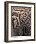 Terra Cotta Warriors at Emperor Qin Shihuangdi's Tomb, China-Keren Su-Framed Photographic Print