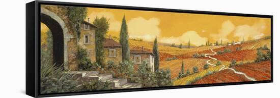 Terra Di Siena-Guido Borelli-Framed Stretched Canvas