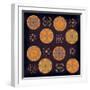 Terra Golden Pattern-Art Licensing Studio-Framed Giclee Print