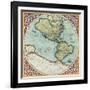 Terra Major I-Gerardus Mercator-Framed Art Print