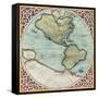 Terra Major I-Gerardus Mercator-Framed Stretched Canvas