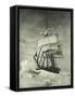 Terra Nova Icebound, British Antarctic Expedition, Circa 1910-Eugene Atget-Framed Stretched Canvas