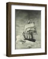 Terra Nova Icebound, British Antarctic Expedition, Circa 1910-Eugene Atget-Framed Giclee Print