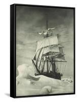 Terra Nova Icebound, British Antarctic Expedition, Circa 1910-Eugene Atget-Framed Stretched Canvas