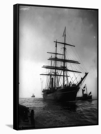 Terra Nova Ship Which was Used by Captain Scott 1910 for His Antarctic Expedition-null-Framed Stretched Canvas