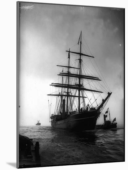 Terra Nova Ship Which was Used by Captain Scott 1910 for His Antarctic Expedition-null-Mounted Photographic Print