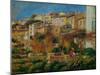 Terrace a Cagnes, 1905.-Pierre-Auguste Renoir-Mounted Giclee Print