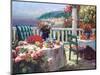 Terrace Brunch-Furtesen-Mounted Art Print