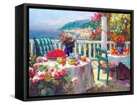 Terrace Brunch-Furtesen-Framed Stretched Canvas