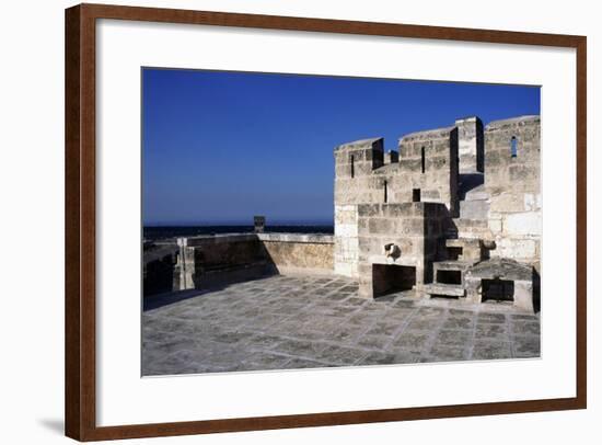 Terrace, Castle Dentice of Frasso-null-Framed Giclee Print