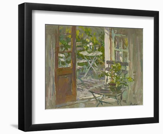 Terrace Chairs-Susan Ryder-Framed Giclee Print