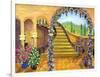 Terrace Garden-Bonnie B. Cook-Framed Giclee Print