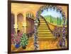 Terrace Garden-Bonnie B. Cook-Framed Giclee Print