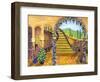 Terrace Garden-Bonnie B. Cook-Framed Giclee Print