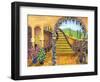 Terrace Garden-Bonnie B. Cook-Framed Giclee Print