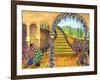 Terrace Garden-Bonnie B. Cook-Framed Giclee Print