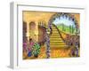 Terrace Garden-Bonnie B. Cook-Framed Giclee Print