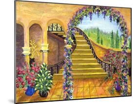 Terrace Garden-Bonnie B. Cook-Mounted Giclee Print