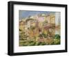 Terrace in Cagnes, 1905-Pierre-Auguste Renoir-Framed Giclee Print