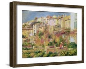 Terrace in Cagnes, 1905-Pierre-Auguste Renoir-Framed Giclee Print