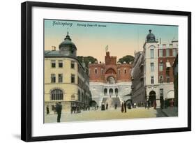 Terrace in Helsingborg, Sweden-null-Framed Art Print