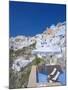 Terrace in Oia, Santorini, Cyclades, Greek Islands, Greece, Europe-Papadopoulos Sakis-Mounted Photographic Print