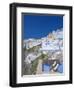 Terrace in Oia, Santorini, Cyclades, Greek Islands, Greece, Europe-Papadopoulos Sakis-Framed Photographic Print