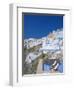 Terrace in Oia, Santorini, Cyclades, Greek Islands, Greece, Europe-Papadopoulos Sakis-Framed Photographic Print