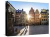 Terrace, Market Square, Stortorget, Stockholm-Frina-Stretched Canvas