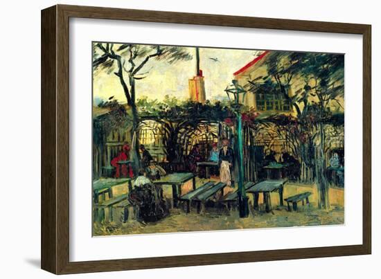 Terrace of a Cafe-Vincent van Gogh-Framed Art Print