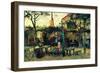 Terrace of a Cafe-Vincent van Gogh-Framed Art Print