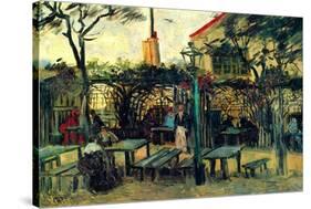 Terrace of a Cafe-Vincent van Gogh-Stretched Canvas