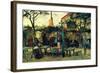 Terrace of a Cafe-Vincent van Gogh-Framed Art Print