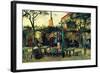 Terrace of a Cafe-Vincent van Gogh-Framed Art Print