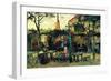 Terrace of a Cafe-Vincent van Gogh-Framed Art Print