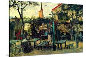 Terrace of a Cafe-Vincent van Gogh-Stretched Canvas