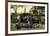 Terrace of a Cafe-Vincent van Gogh-Framed Art Print