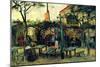 Terrace of a Cafe-Vincent van Gogh-Mounted Premium Giclee Print