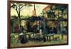 Terrace of a Cafe-Vincent van Gogh-Framed Art Print