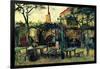 Terrace of a Cafe-Vincent van Gogh-Framed Art Print