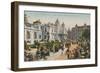 Terrace of the Cafe de Paris, Place Du Casino, Monte Carlo. Postcard Sent in 1913-French Photographer-Framed Giclee Print