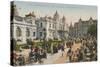 Terrace of the Cafe de Paris, Place Du Casino, Monte Carlo. Postcard Sent in 1913-French Photographer-Stretched Canvas