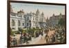 Terrace of the Cafe de Paris, Place Du Casino, Monte Carlo. Postcard Sent in 1913-French Photographer-Framed Giclee Print