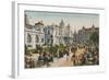 Terrace of the Cafe de Paris, Place Du Casino, Monte Carlo. Postcard Sent in 1913-French Photographer-Framed Giclee Print