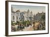 Terrace of the Cafe de Paris, Place Du Casino, Monte Carlo. Postcard Sent in 1913-French Photographer-Framed Giclee Print