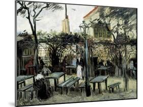 Terrace of the Café "La Guinguuette"-Vincent van Gogh-Mounted Art Print