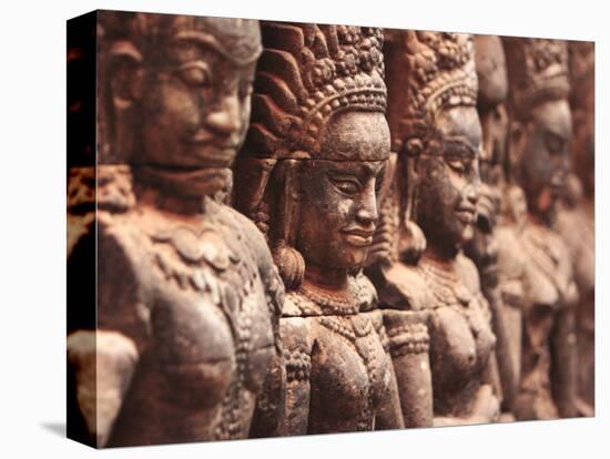 Terrace of the Leper King, Angkor, Cambodia-Ivan Vdovin-Stretched Canvas