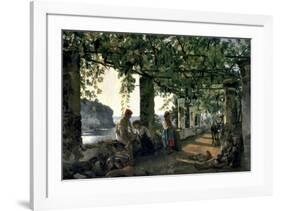 Terrace of the Seashore, 1828-Silvester Shchedrin-Framed Art Print